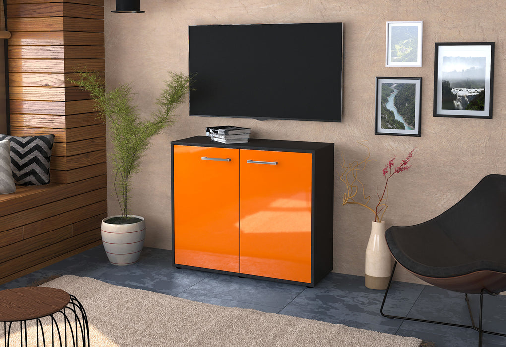 Sideboard Blanka, Orange Front (92x79x35cm) - Dekati GmbH