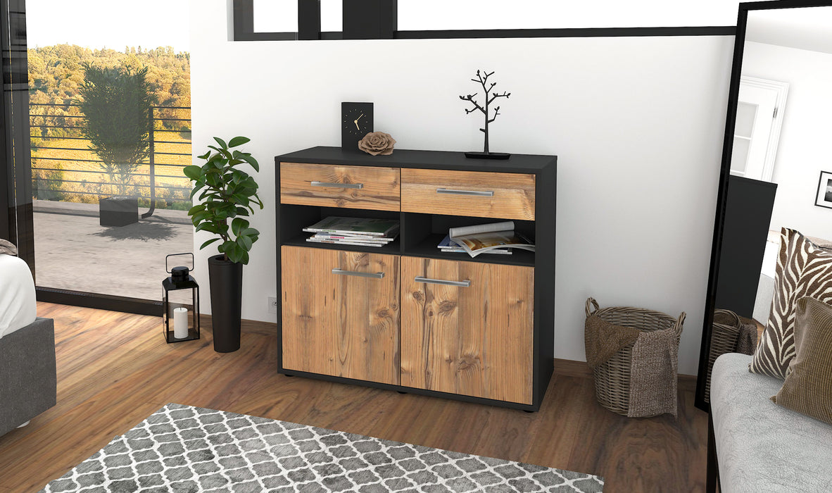 Sideboard Bruna, Pinie Front (92x79x35cm) - Dekati GmbH