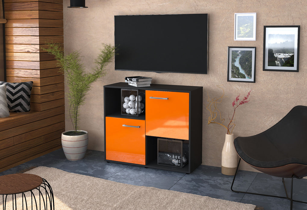 Sideboard Caralina, Orange Front (92x79x35cm) - Dekati GmbH