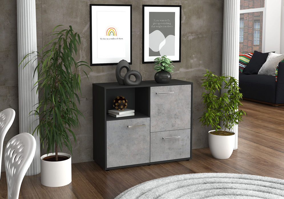 Sideboard Carina, Beton Front (92x79x35cm) - Dekati GmbH