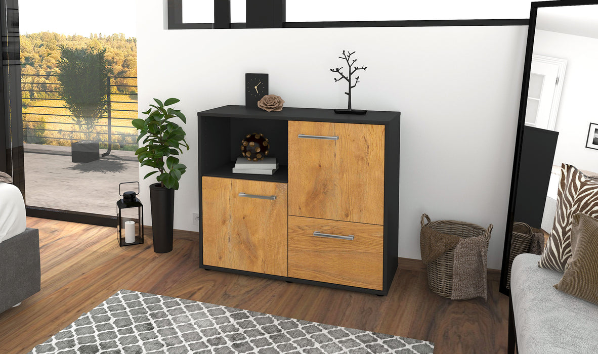 Sideboard Carina, Eiche Front (92x79x35cm) - Dekati GmbH