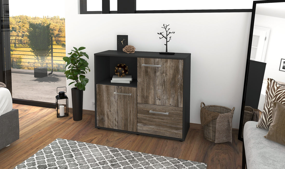 Sideboard Carina, Treibholz Front (92x79x35cm) - Dekati GmbH