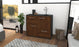 Sideboard Carla, Walnuss Front (92x79x35cm) - Dekati GmbH