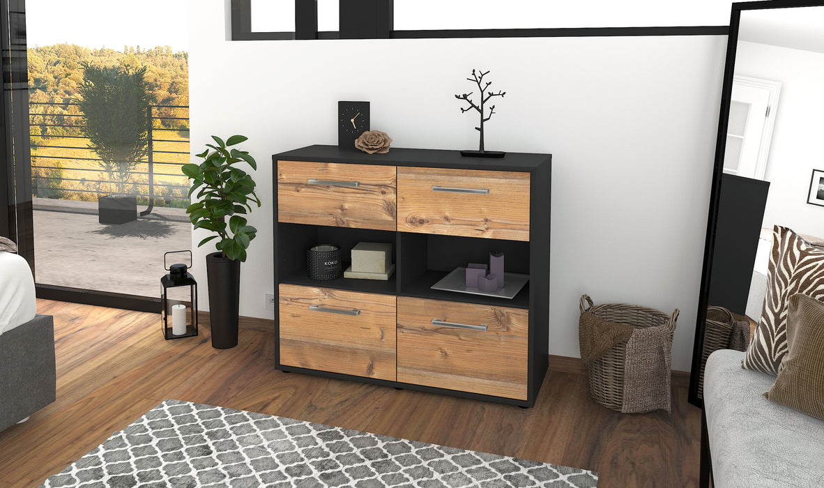 Sideboard Carmen, Pinie Front (92x79x35cm) - Dekati GmbH