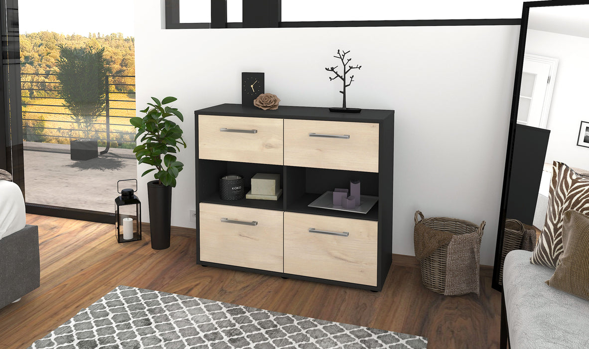 Sideboard Carmen, Zeder Front (92x79x35cm) - Dekati GmbH