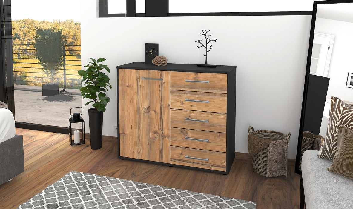 Sideboard Cecilia, Pinie Front (92x79x35cm) - Dekati GmbH