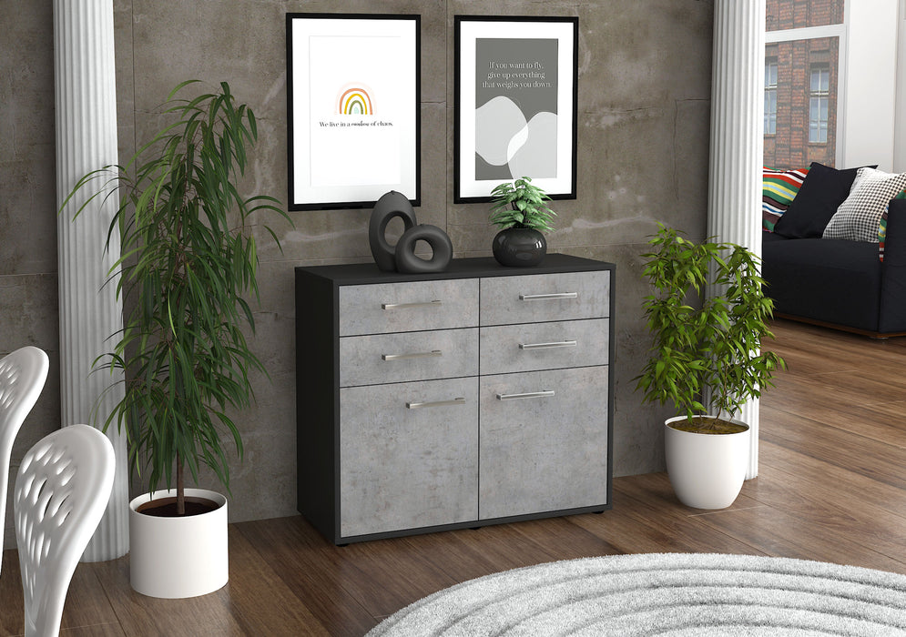 Sideboard Celia, Beton Front (92x79x35cm) - Dekati GmbH