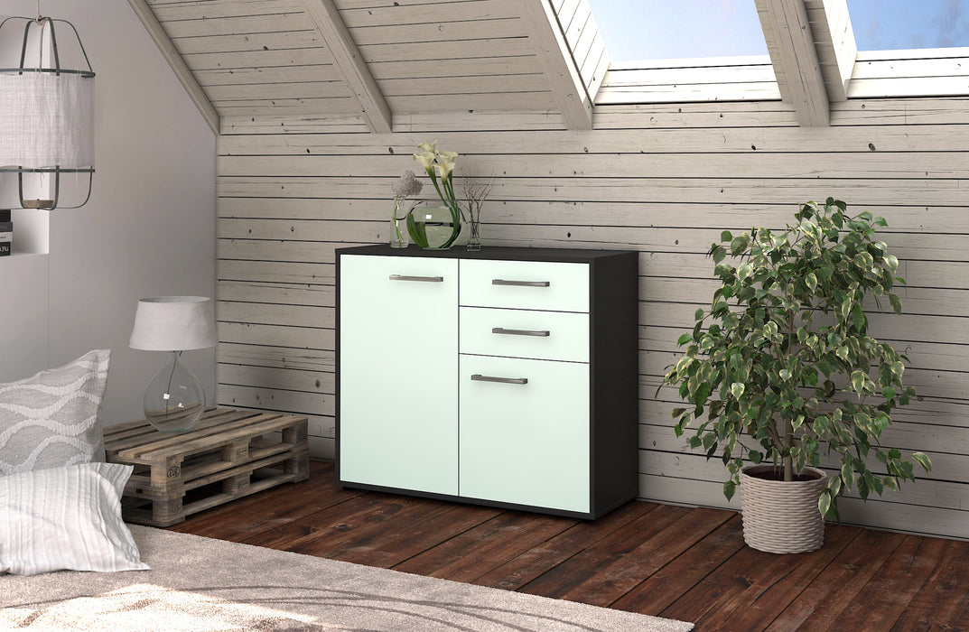 Sideboard Chantal, Mint Front (92x79x35cm) - Dekati GmbH