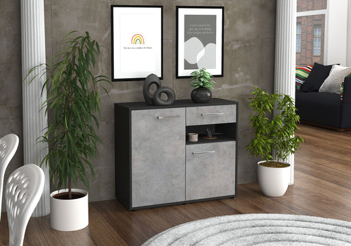 Sideboard Charlotta, Beton Front (92x79x35cm) - Dekati GmbH