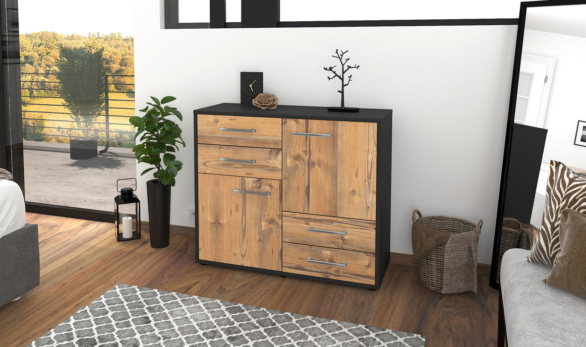 Sideboard Ciara, Pinie Front (92x79x35cm) - Dekati GmbH