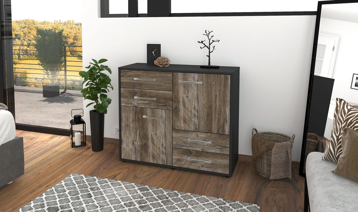 Sideboard Ciara, Treibholz Front (92x79x35cm) - Dekati GmbH