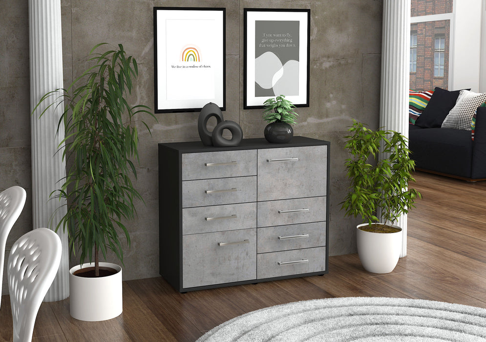 Sideboard Circe, Beton Front (92x79x35cm) - Dekati GmbH