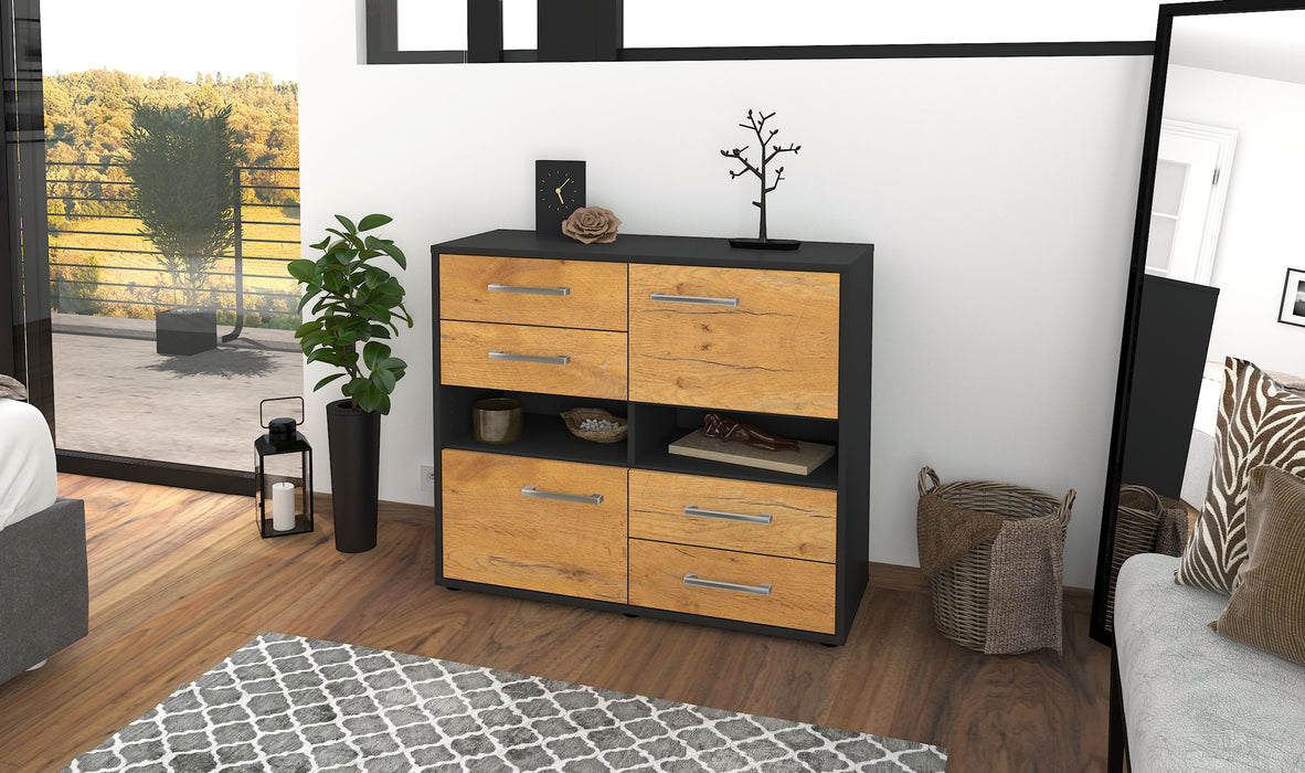 Sideboard Claudia, Eiche Front (92x79x35cm) - Dekati GmbH