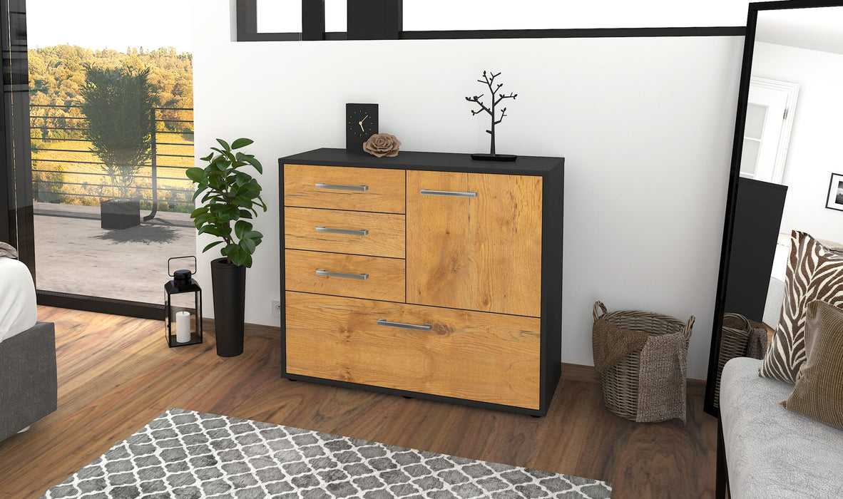 Sideboard Corina, Eiche Front (92x79x35cm) - Dekati GmbH