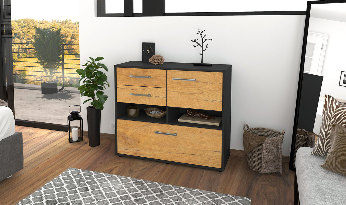 Sideboard Cornelia, Eiche Front (92x79x35cm) - Dekati GmbH