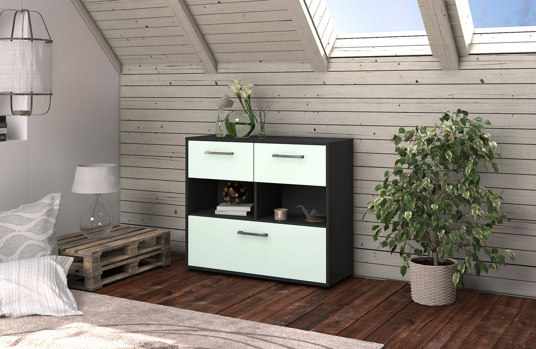 Sideboard Cosima, Mint Front (92x79x35cm) - Dekati GmbH