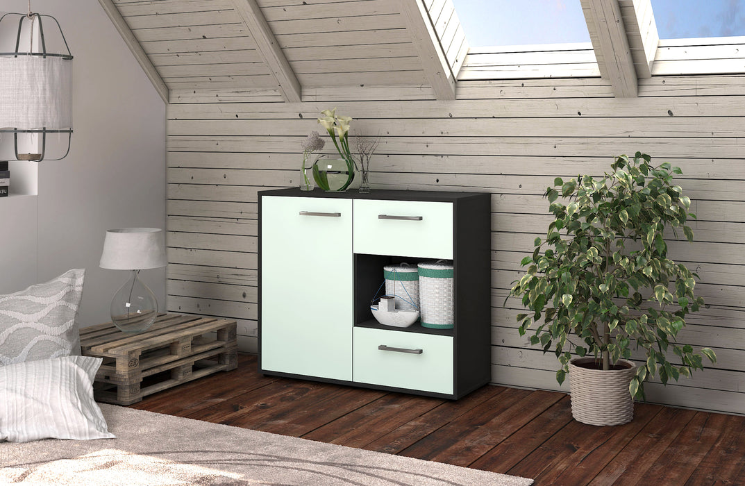 Sideboard Danica, Mint Front (92x79x35cm) - Dekati GmbH