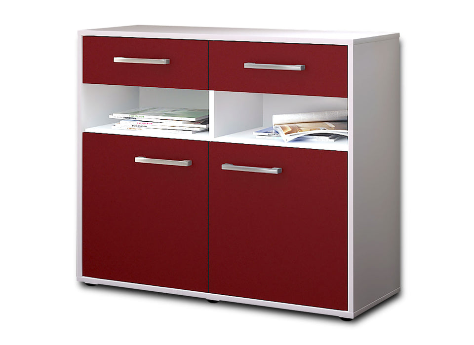 Sideboard Bruna, Rot Seite ( 92x79x35cm) - Dekati GmbH