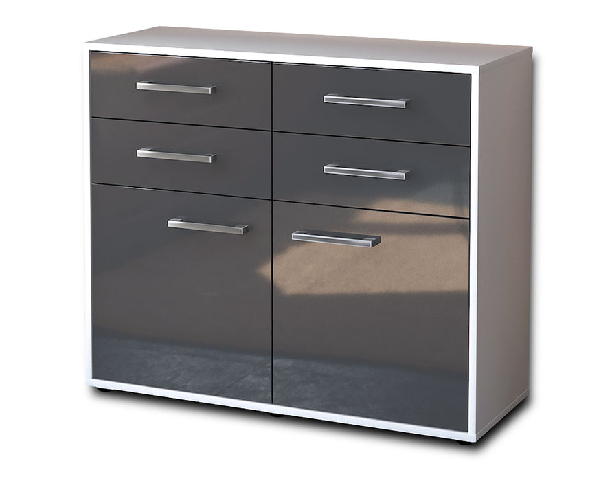 Sideboard Celia, Grau Seite ( 92x79x35cm) - Dekati GmbH