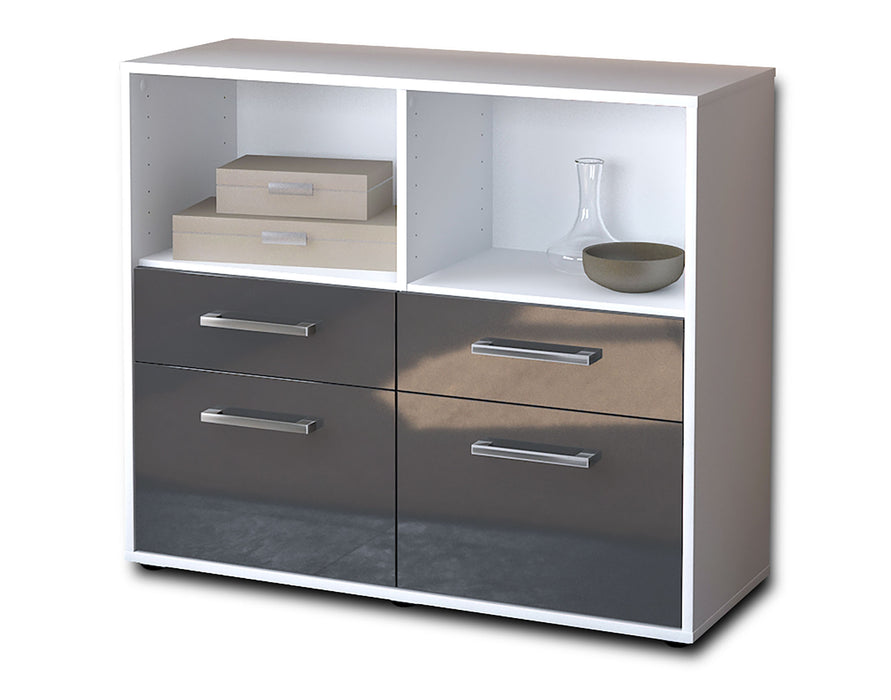 Sideboard Christine, Grau Seite ( 92x79x35cm) - Dekati GmbH