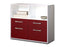 Sideboard Christine, Rot Seite ( 92x79x35cm) - Dekati GmbH