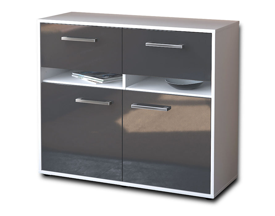 Sideboard Clea, Grau Seite ( 92x79x35cm) - Dekati GmbH