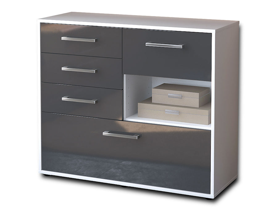 Sideboard Coco, Grau Seite ( 92x79x35cm) - Dekati GmbH