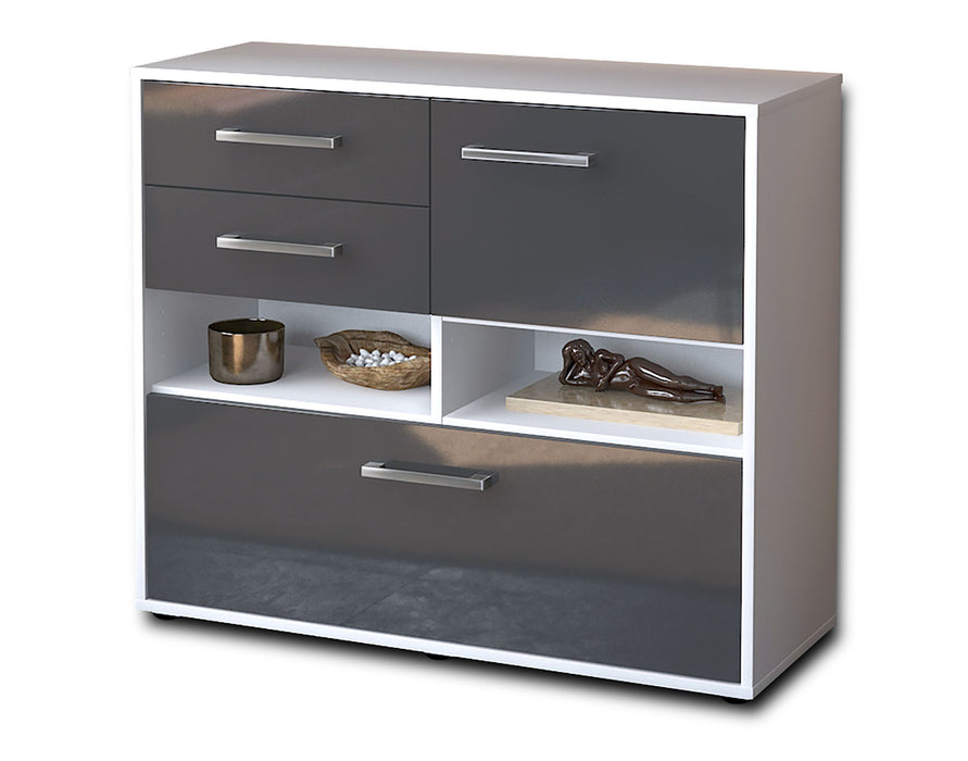 Sideboard Cornelia, Grau Seite ( 92x79x35cm) - Dekati GmbH