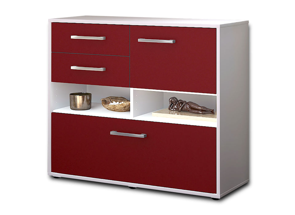 Sideboard Cornelia, Rot Seite ( 92x79x35cm) - Dekati GmbH