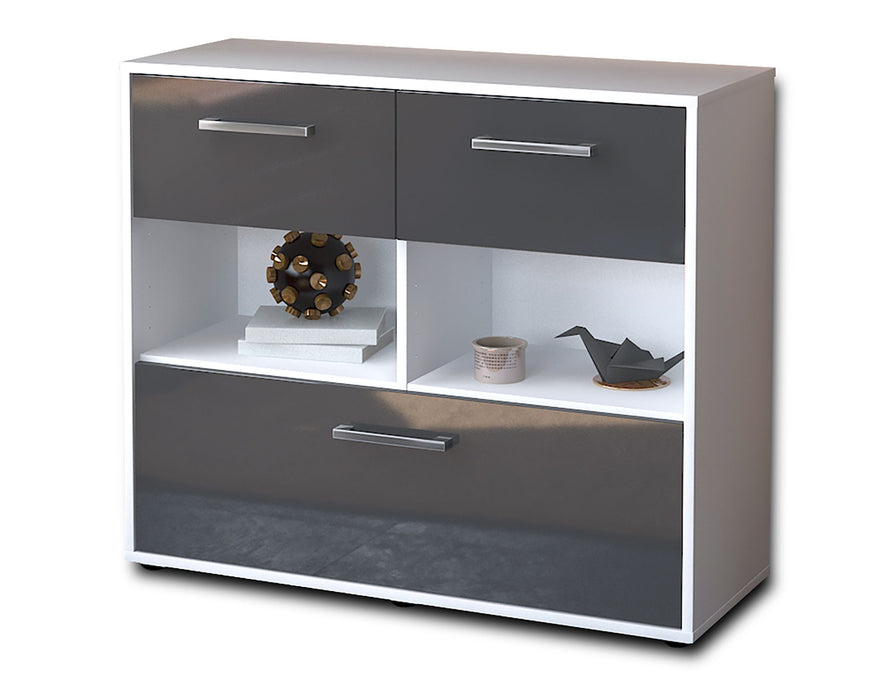 Sideboard Cosima, Grau Seite ( 92x79x35cm) - Dekati GmbH