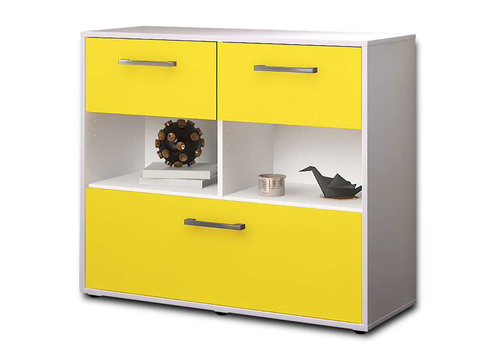 Sideboard Cosima, Gelb Seite ( 92x79x35cm) - Dekati GmbH