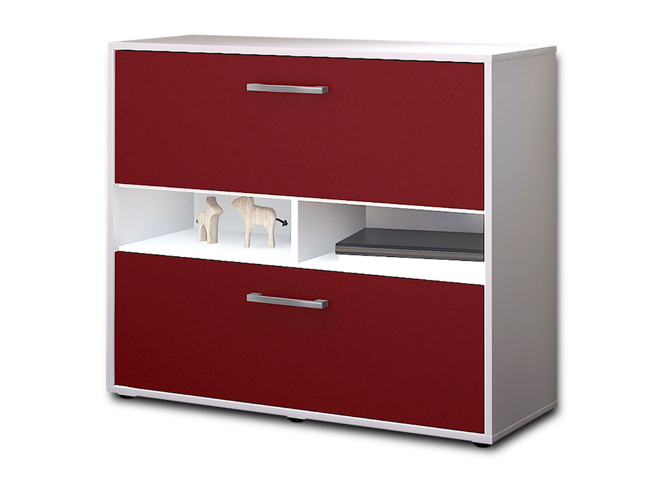 Sideboard Dalia, Rot Seite ( 92x79x35cm) - Dekati GmbH