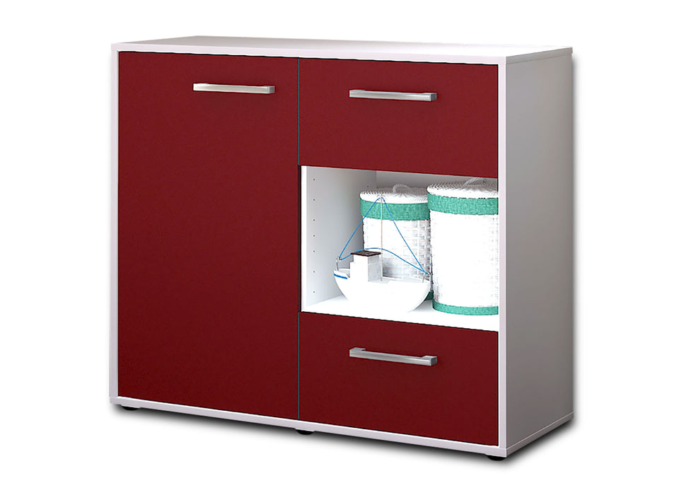 Sideboard Danica, Rot Seite ( 92x79x35cm) - Dekati GmbH