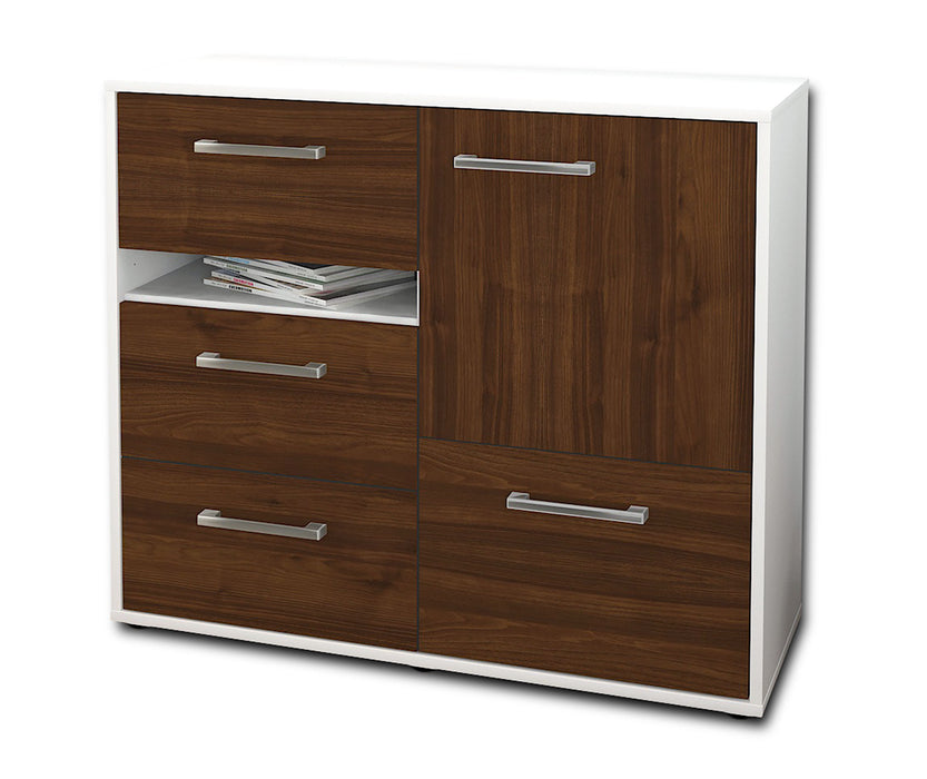 Sideboard Davina, Walnuss Seite ( 92x79x35cm) - Dekati GmbH