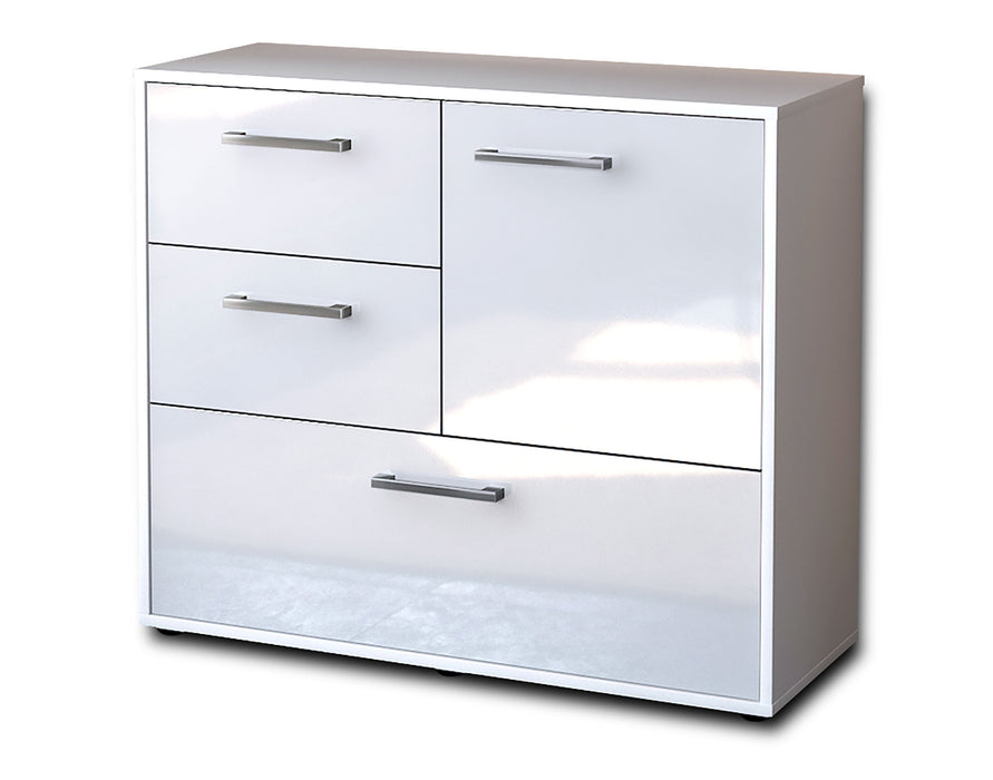 Sideboard Deanna, Weiß Seite ( 92x79x35cm) - Dekati GmbH