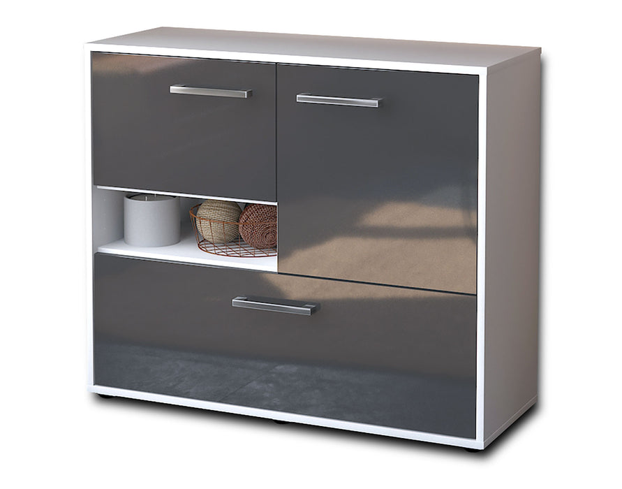 Sideboard Debora, Grau Seite ( 92x79x35cm) - Dekati GmbH