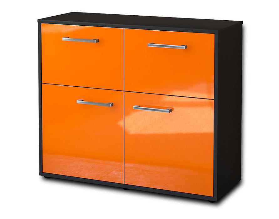 Sideboard Calliope, Orange Seite ( 92x79x35cm) - Dekati GmbH