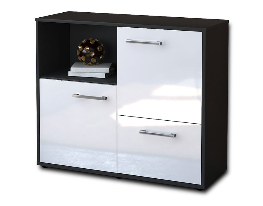 Sideboard Carina, Weiß Seite ( 92x79x35cm) - Dekati GmbH