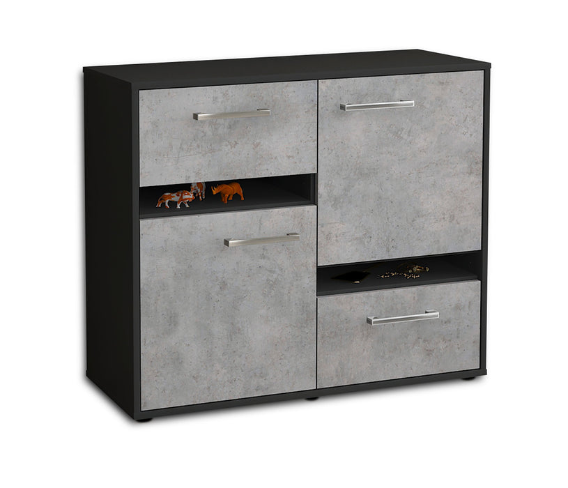 Sideboard Carlotta, Beton Seite ( 92x79x35cm) - Dekati GmbH