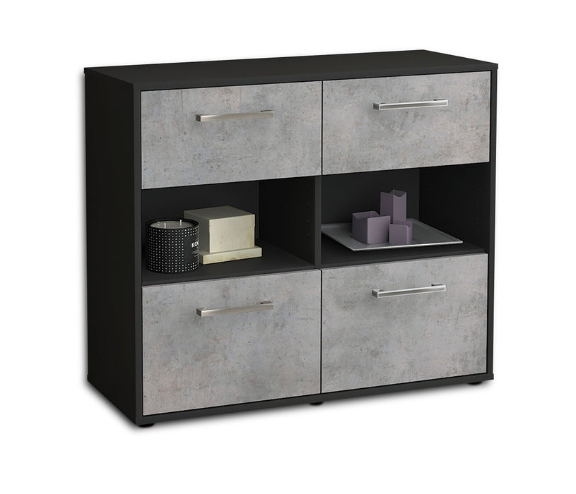 Sideboard Carmen, Beton Seite ( 92x79x35cm) - Dekati GmbH