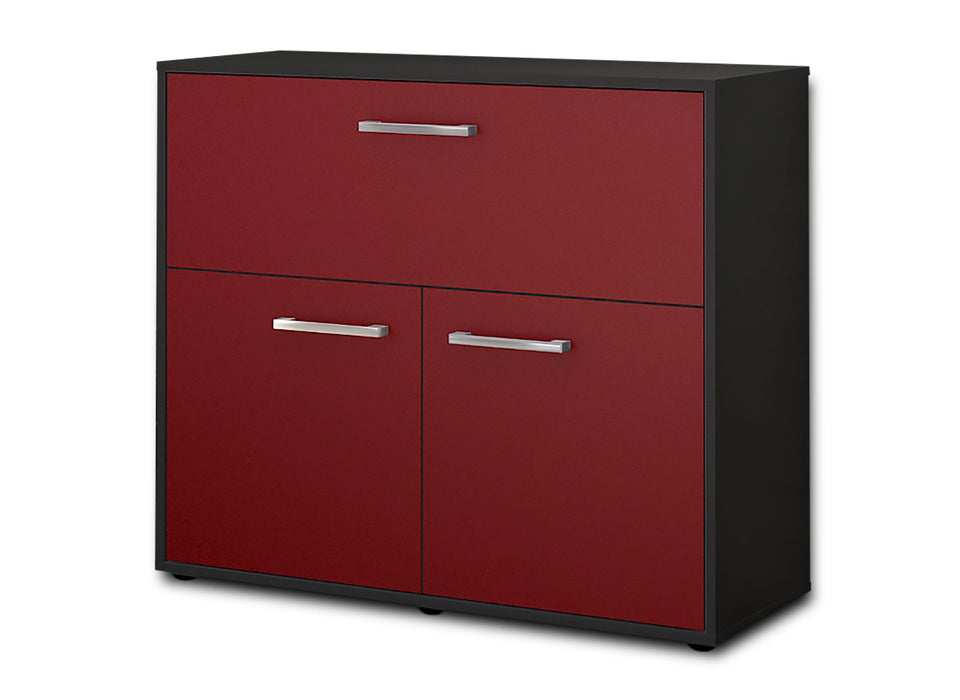 Sideboard Carolin, Rot Seite ( 92x79x35cm) - Dekati GmbH