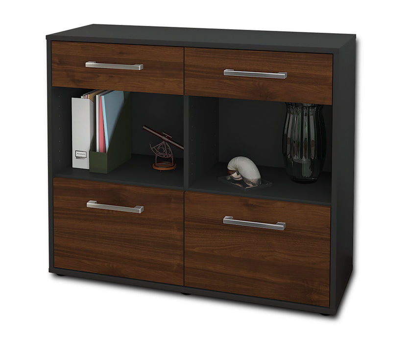 Sideboard Christina, Walnuss Seite ( 92x79x35cm) - Dekati GmbH