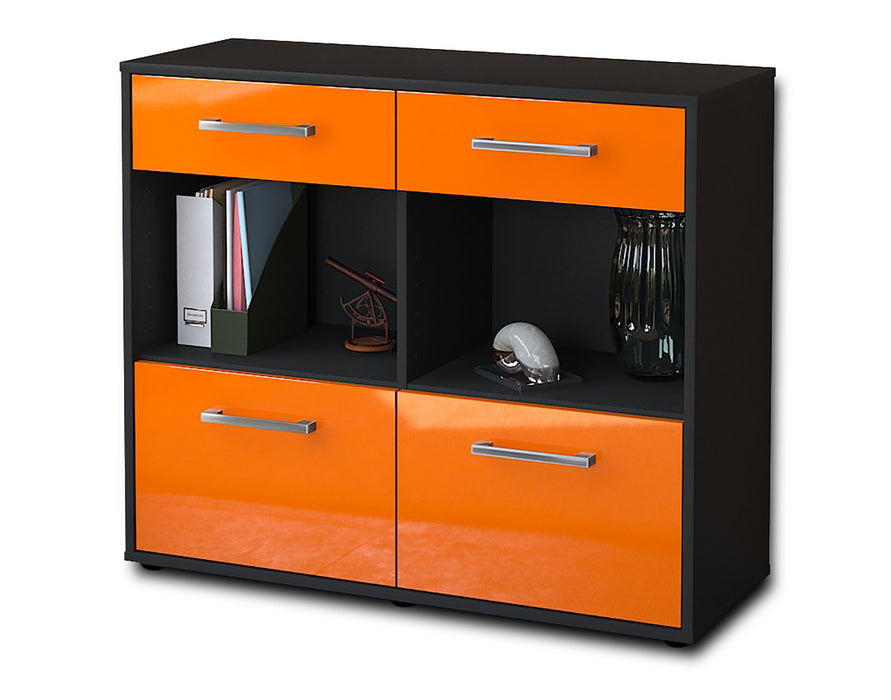 Sideboard Christina, Orange Seite ( 92x79x35cm) - Dekati GmbH