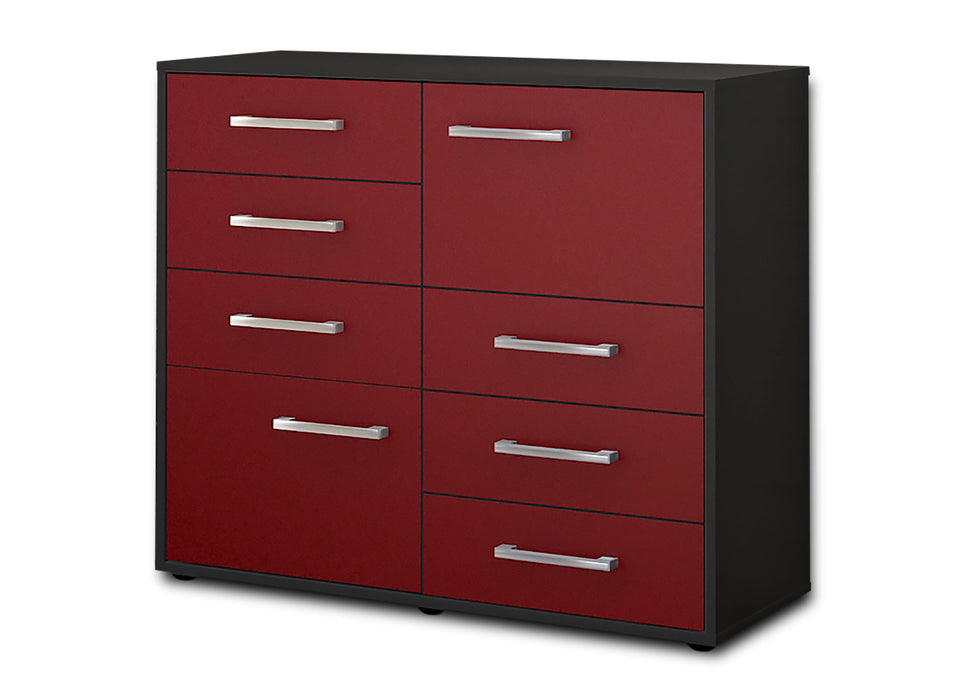 Sideboard Circe, Rot Seite ( 92x79x35cm) - Dekati GmbH