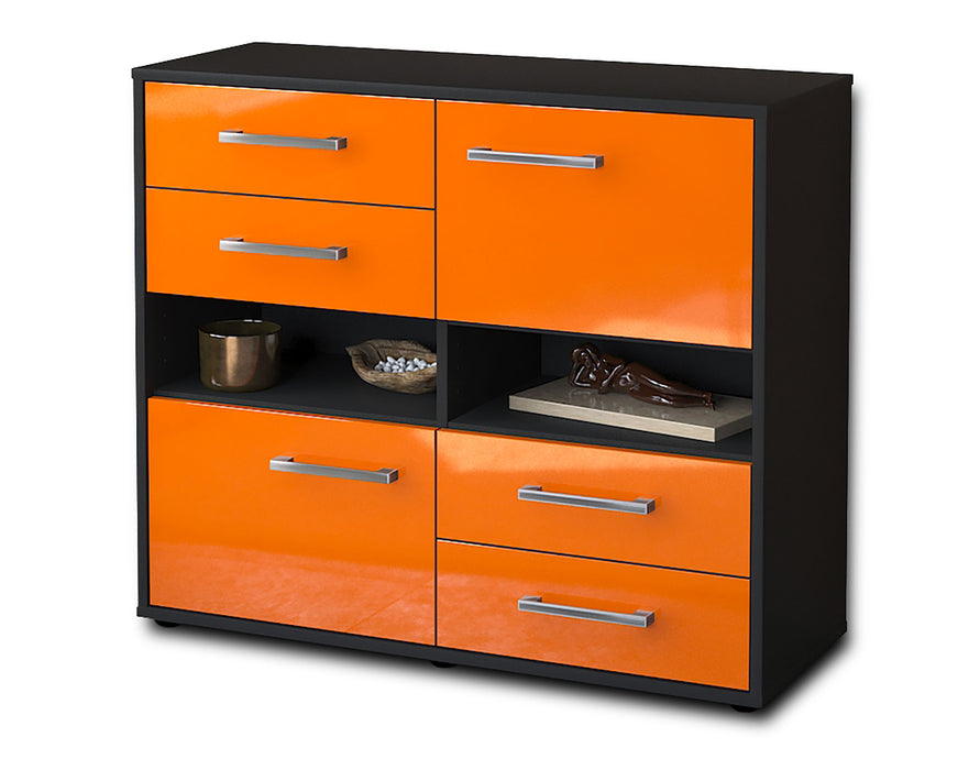 Sideboard Claudia, Orange Seite ( 92x79x35cm) - Dekati GmbH