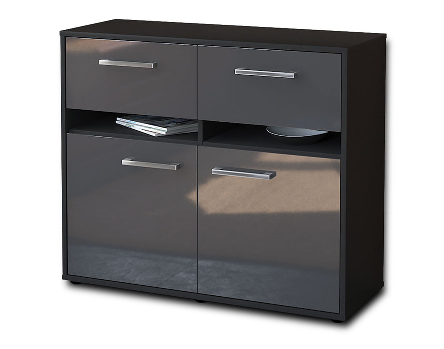 Sideboard Clea, Grau Seite ( 92x79x35cm) - Dekati GmbH