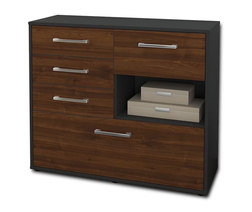 Sideboard Coco, Walnuss Seite ( 92x79x35cm) - Dekati GmbH