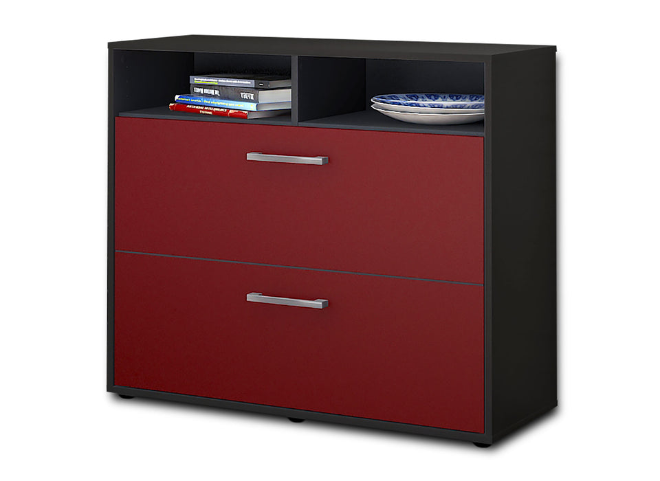 Sideboard Cosma, Rot Seite ( 92x79x35cm) - Dekati GmbH