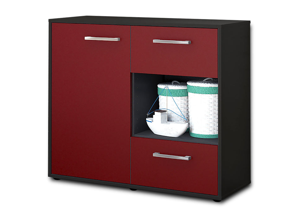 Sideboard Danica, Rot Seite ( 92x79x35cm) - Dekati GmbH