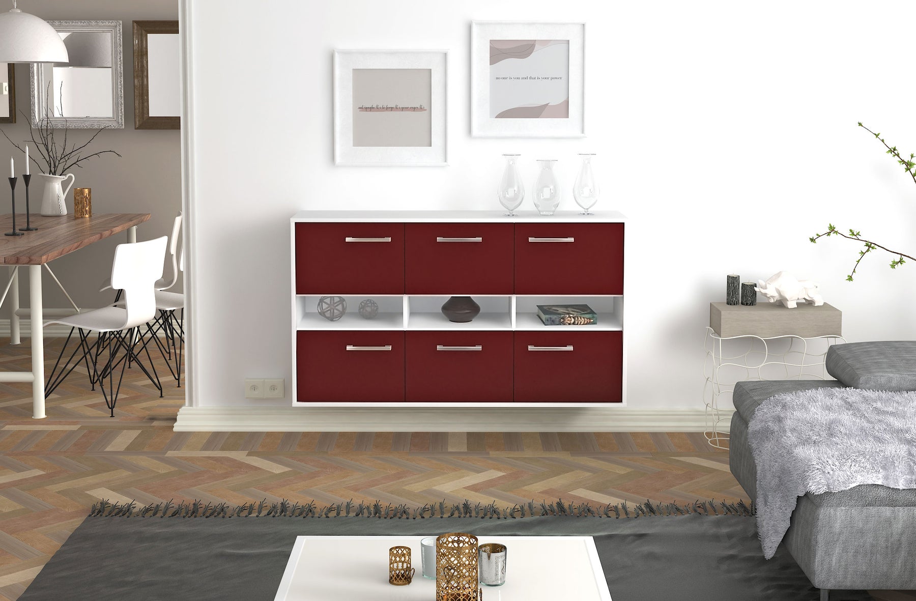 Sideboard Rockford, Bordeaux Studio (136x79x35cm) - Dekati GmbH